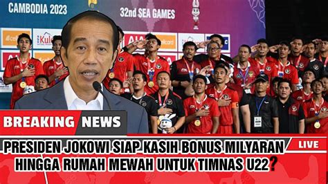 Jokowi Undang Timnas U Usai Jadi Juara Sea Games Siap Beri