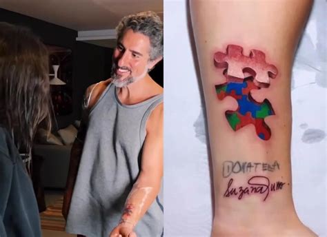 Marcos Mion Faz Tatuagem Em Homenagem Ao Filho Ao Mundo Que Mudou Meu