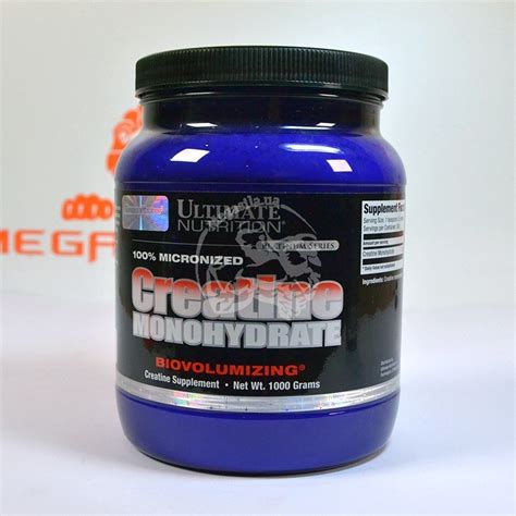 100% Micronized Creatine Monohydrate 1000 грамм от Ultimate Nutrition ...