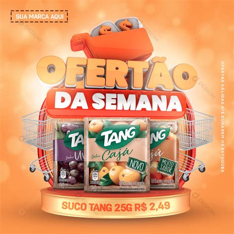 Social Media Supermercados Ofertão Da Semana Psd Editável [download