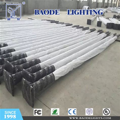 Outdoor Hot Dip Galvanised Solar Street Led Steel Lighting Light Pole Lighting Pole And Street
