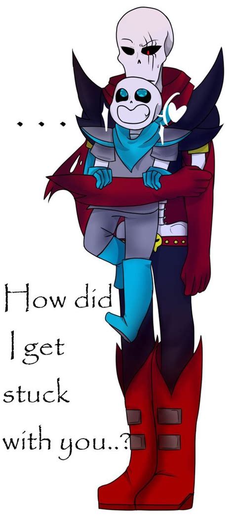 Underswap Sans And Underfell Papyrus Undertale Au Couples Groups Pinterest