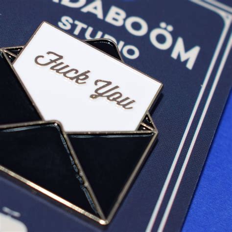 Fuck You Soft Enamel Pin Cute Pin Pins Enamel Pin Gifts For Her Gift For Him