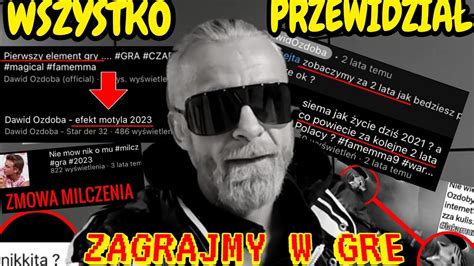 Dawid Ozdoba Pandoragate To Pocz Tek Ko Ca Gry Zwanej Internetem