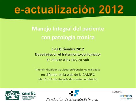 Manejo Integral Del Paciente Con Patolog A Cr Nica De Diciembre