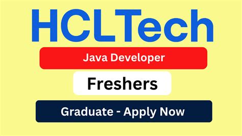 Hcl Tech Hiring Java Developer Fresher Apply Now Superfastus