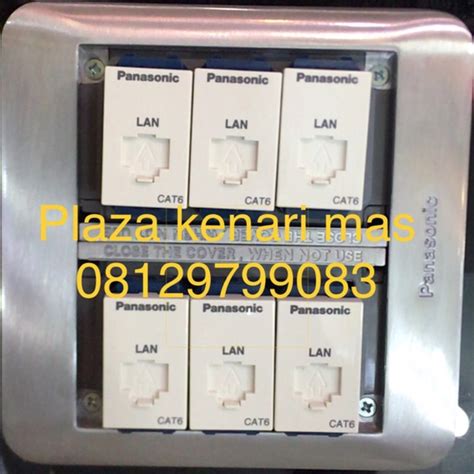 Jual Stop Kontak Lantai Panasonic Data Cat6 Cat 6 Floor Soket Panasonic