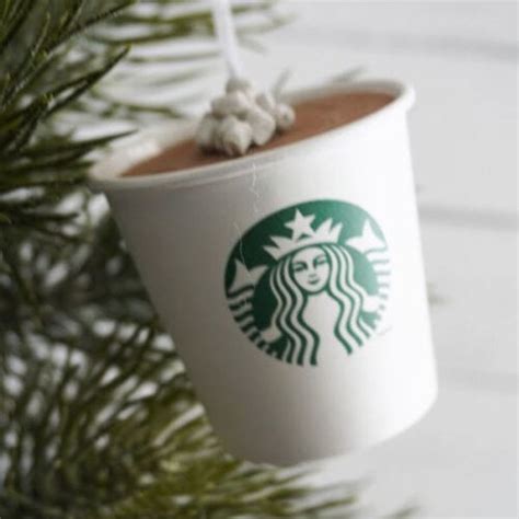 Diy Starbucks Hot Cocoa Ornament Life Is Sweeter By Design