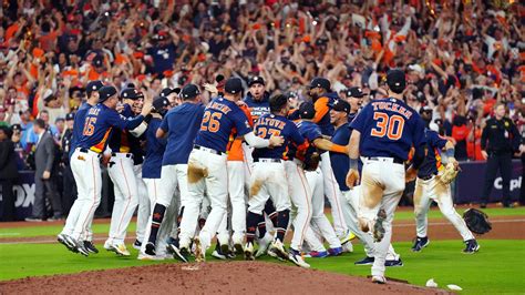 Astros Win World Series Over Phillies In Sixth Game