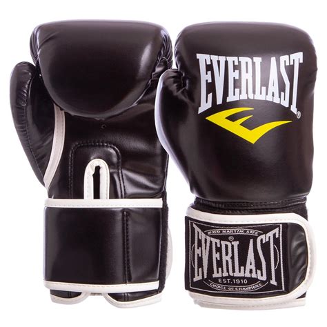 Боксерские перчатки EVERLAST для тренировок на липучке Эверласт ...