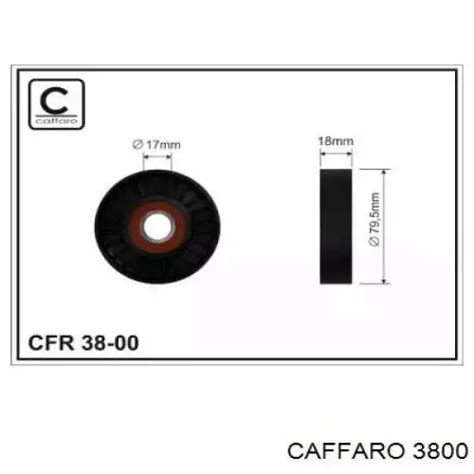 38-00 Caffaro ролик натяжителя приводного ремня