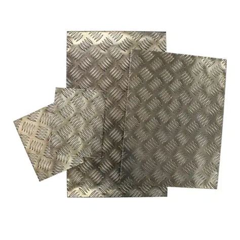 Mm Thick Aluminium Bar Chequer Tread Sheet Metal Plate Guillotine