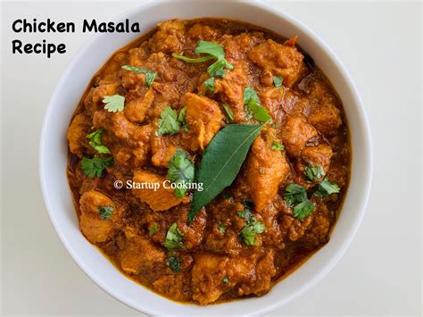 Chicken Masala Recipe Tamil Nadu Style Chicken Masala Recipe