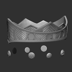 Viserys Targaryen Crown 3d Digital Download - Etsy