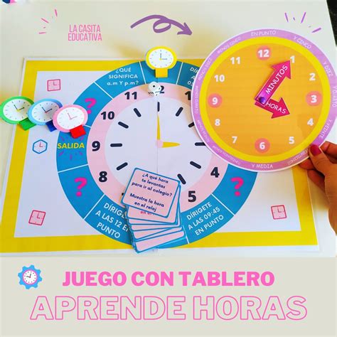 Juego Educativo Para Aprender Las Horas