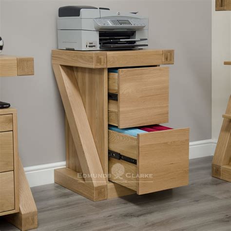 Bury Solid Oak Drawer Filing Cabinet Holds A Files Edmunds Clarke