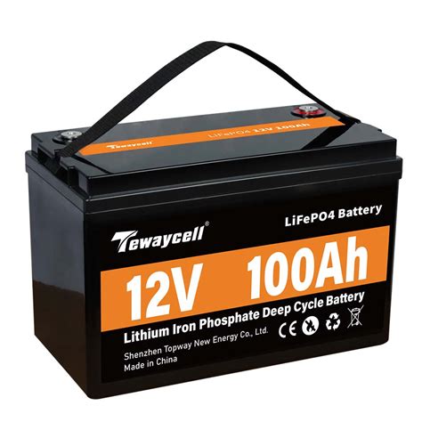 12v 100ah Lifepo4 Lithium Ion Battery Topway Official Website