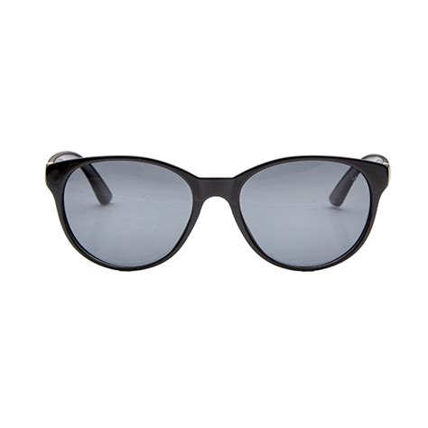 Buy Vision Express 41303p Black Grey Solid Oval Sunglasses 1 S Online At Best Price Eyewear