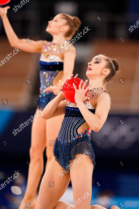 Bulgaria Team Group Bul Rhythmic Gymnastics Editorial Stock Photo