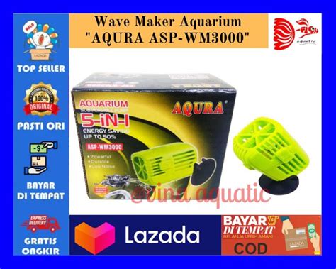 Mesin Pembuat Ombak Aqura Asp Wm Wave Maker Watt Lazada Indonesia