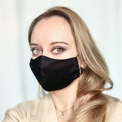 Маска багаторазова чорна - Гола Гречка