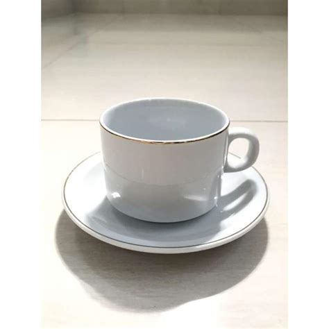 Jual Cangkir Gelas Set Pasang Cangkir Dan Saucer Jm Porcelain Ware