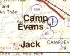 Camp Evans Vietnam Map