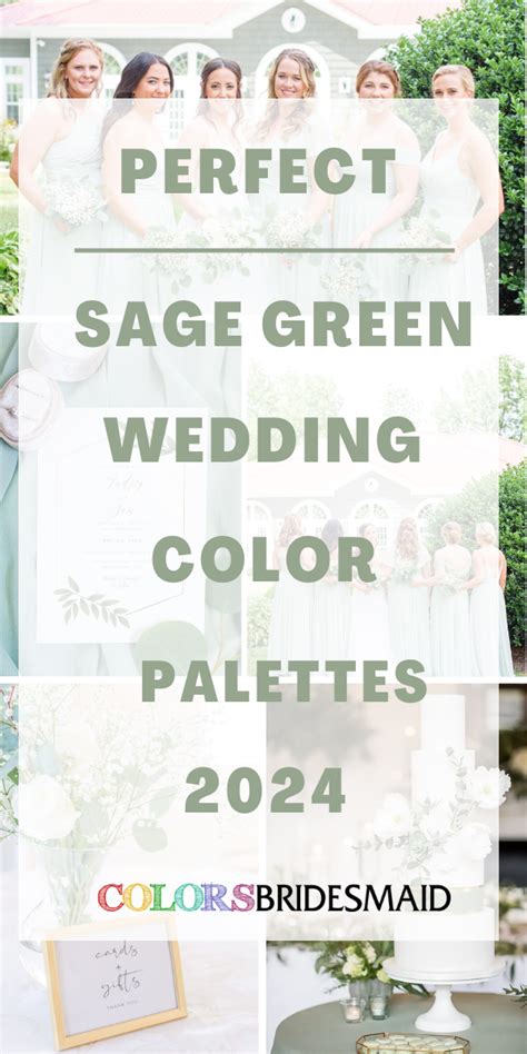 Sage Green And Gold Wedding Color Palettes Mismatched Sage Green