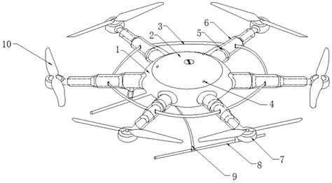 一种农用植保无人机旋翼保护装置的制作方法 2