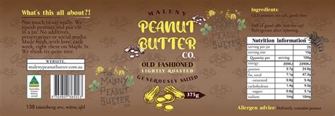 Peanut Butter Label Design :: Behance