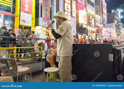 Tombori River Cruise of Osaka Dotonbori Canal. Editorial Stock Photo ...