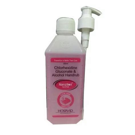 Chlorhexidine Gluconate And Alcohol Handrub At Rs 300 Piece Alcohol