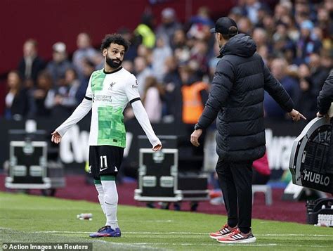 Liverpool Legend Slams Mohamed Salah Over Touchline Dispute With Klopp