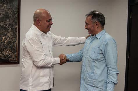 Recibe Morales Ojeda A Enrique Santiago Secretario General Del Partido