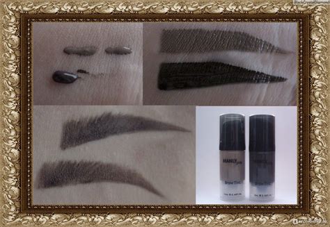 Тинты для бровей manly pro brow tint- особенности, применение