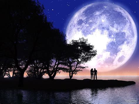 71 Wallpaper Love On Moonlight Free Download Myweb