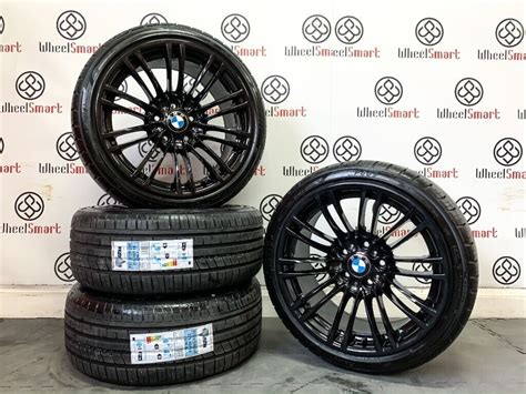 GENUINE BMW 3 4 SERIES 18 ALLOY WHEELS TYRES 5 X 120 CRYSTAL