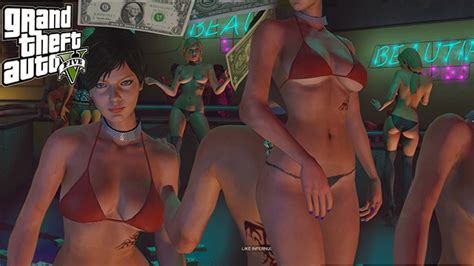 Gta V Strip Club Nude Mod Game Play Cz Vanilla Unicorn Strip
