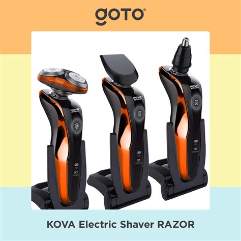 Jual Kova Razor Electric Shaver Alat Cukur Jenggot Elektrik Pencukur