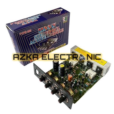 Jual Kit Power Amplifier Speaker Aktif Stereo Ocl W Di Lapak Azka