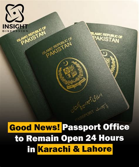 Interior Ministry Announces 24 Hour Passport Office Operations In Lahore And Karachi Insight