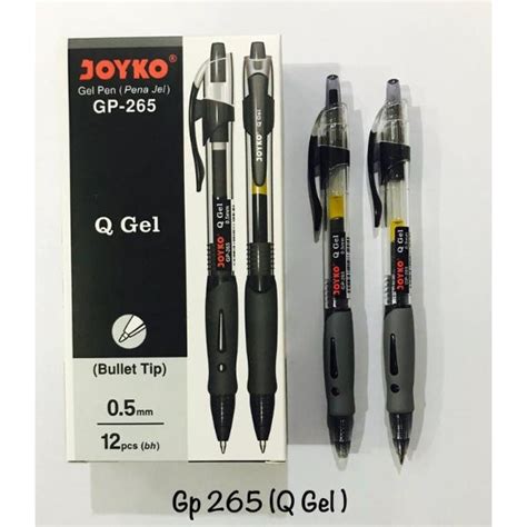 Jual Pulpen Gel Joyko Gp Q Gel Tinta Hitam Mm Satuan