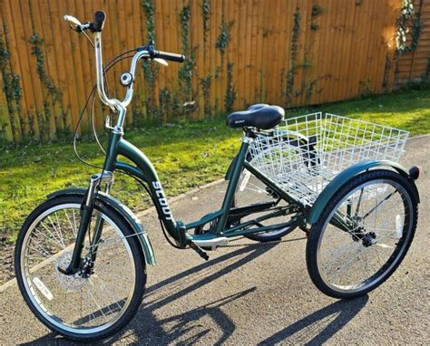 SCOUT FULLY ASSEMBLED Adults Folding Tricycle 6 Speed Shimano Gears