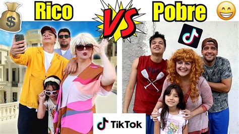 RICO VS POBRE NO TIK TOK 1 Família Rica VS Família Pobre YouTube