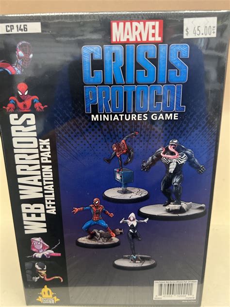 Marvel Crisis Protocol Web Warriors Affiliation Pack CP 146 Factory