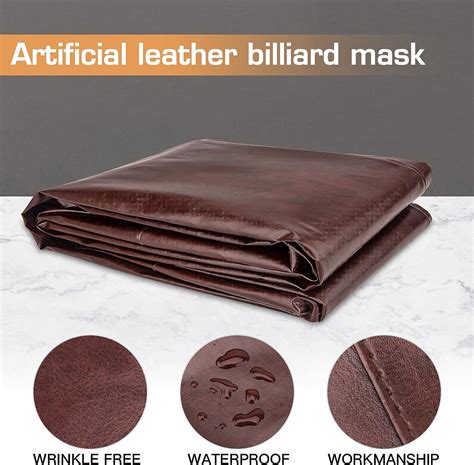 Ft Heavy Duty Leatherette Pool Table Cover Waterproof Tearproof