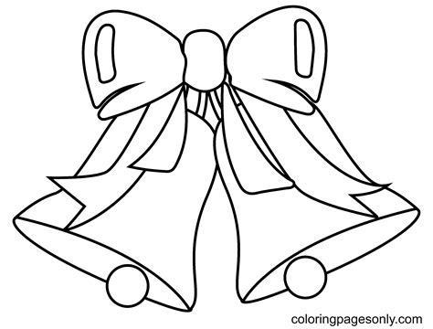 50 Christmas Bells Coloring Pages