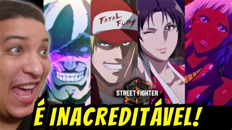 INCRÍVEL M Bison Terry Bogard Mai Shiranui e Elena em Street