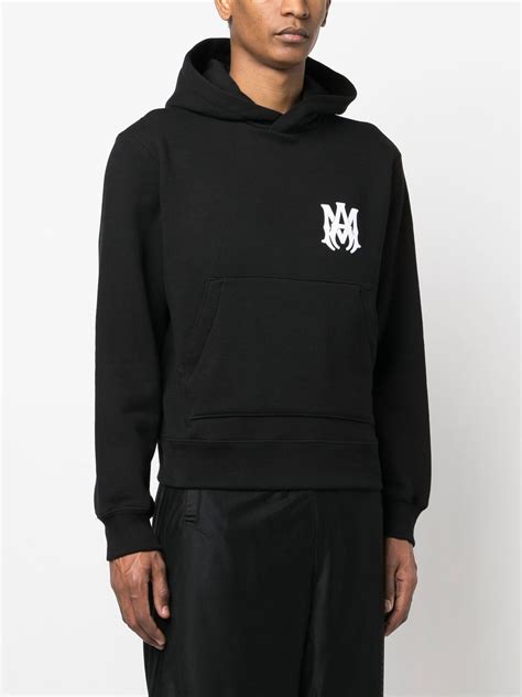 Amiri Black Core Logo Ma Hoodie Modesens