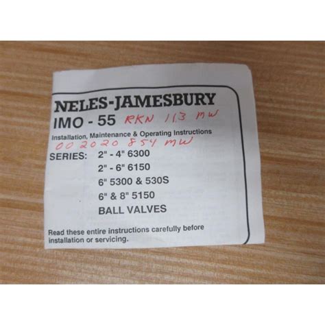 Neles Jamesbury Imo Ball Valve Repair Kit Imo Mara Industrial